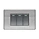 3 Gang 1 Way Switch 15A125V/16A 250V